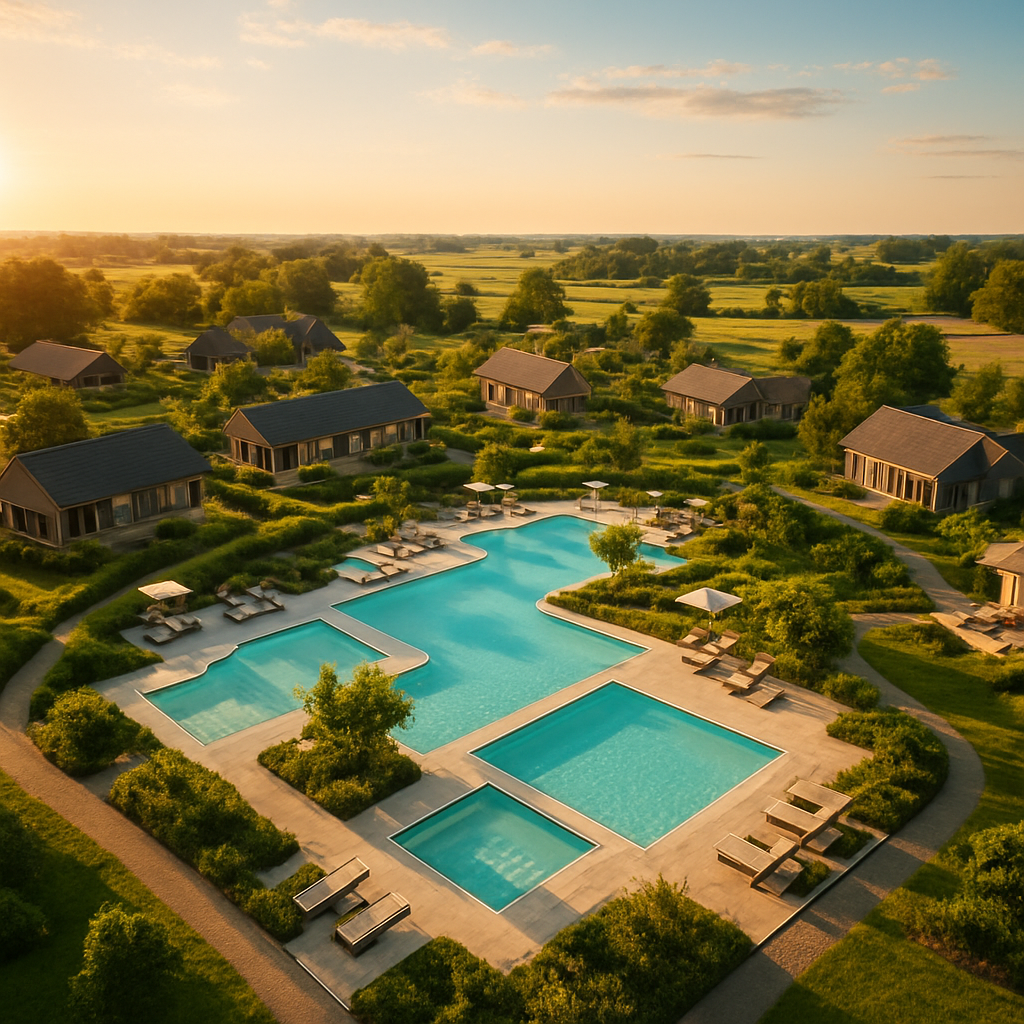 Beautiful holiday resort